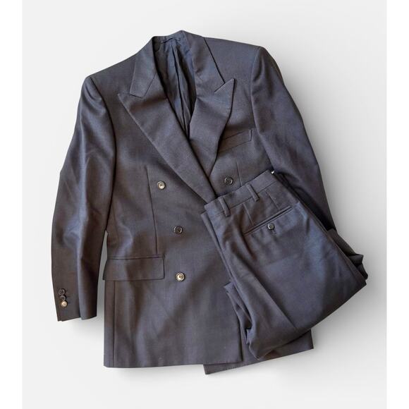 Stefano Ricci Other - Stefano Ricci Double Breasted Wool Suit Navy 46IT/36 US $8000